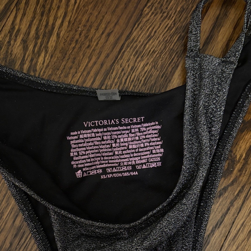 Victoria's Secret Sparkle Black Bikini Set - Picture 3 of 4